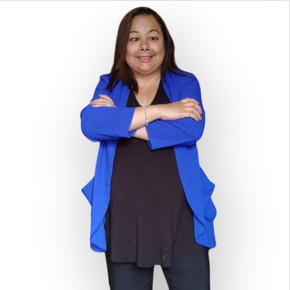 🎊3 FOR $10 STUDIO WOMENS MEDIUM BUTTON BLOUSE - Picture 3 of 3